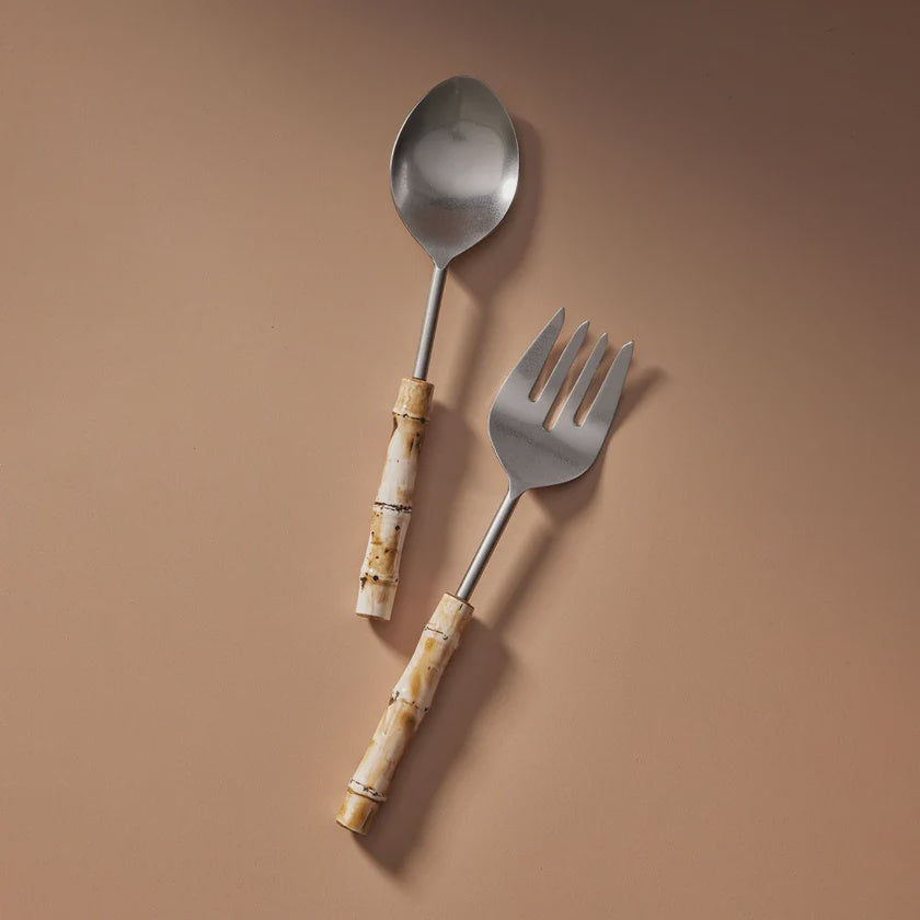 Tropics Bamboo Salad Servers