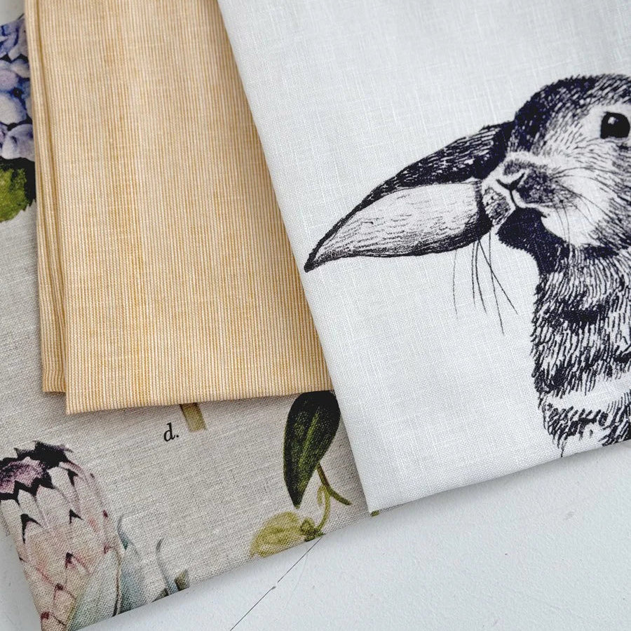 Tea Towel | Orange Fine Stripe