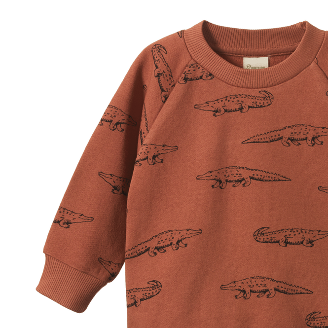 Emerson Sweater - Crocodile Print