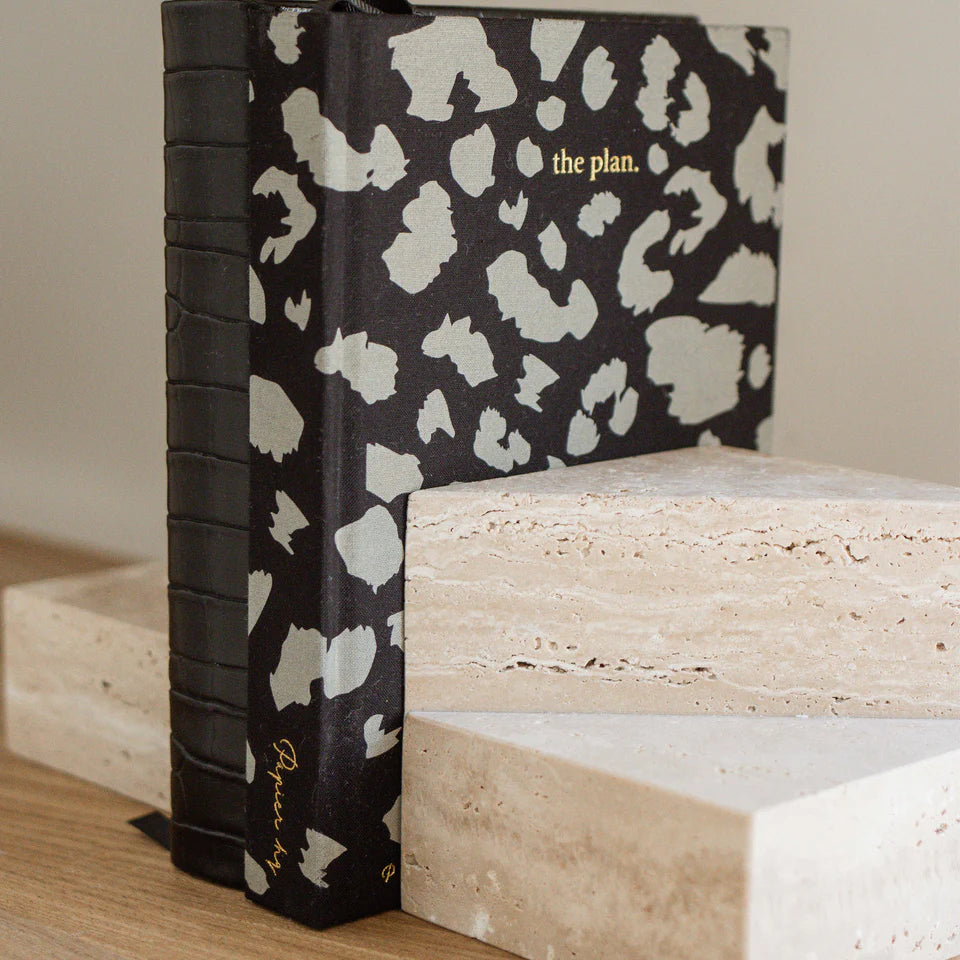 Travertine Bookend