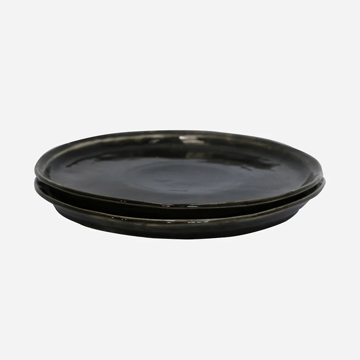 The Creamery Black Lunch Plate