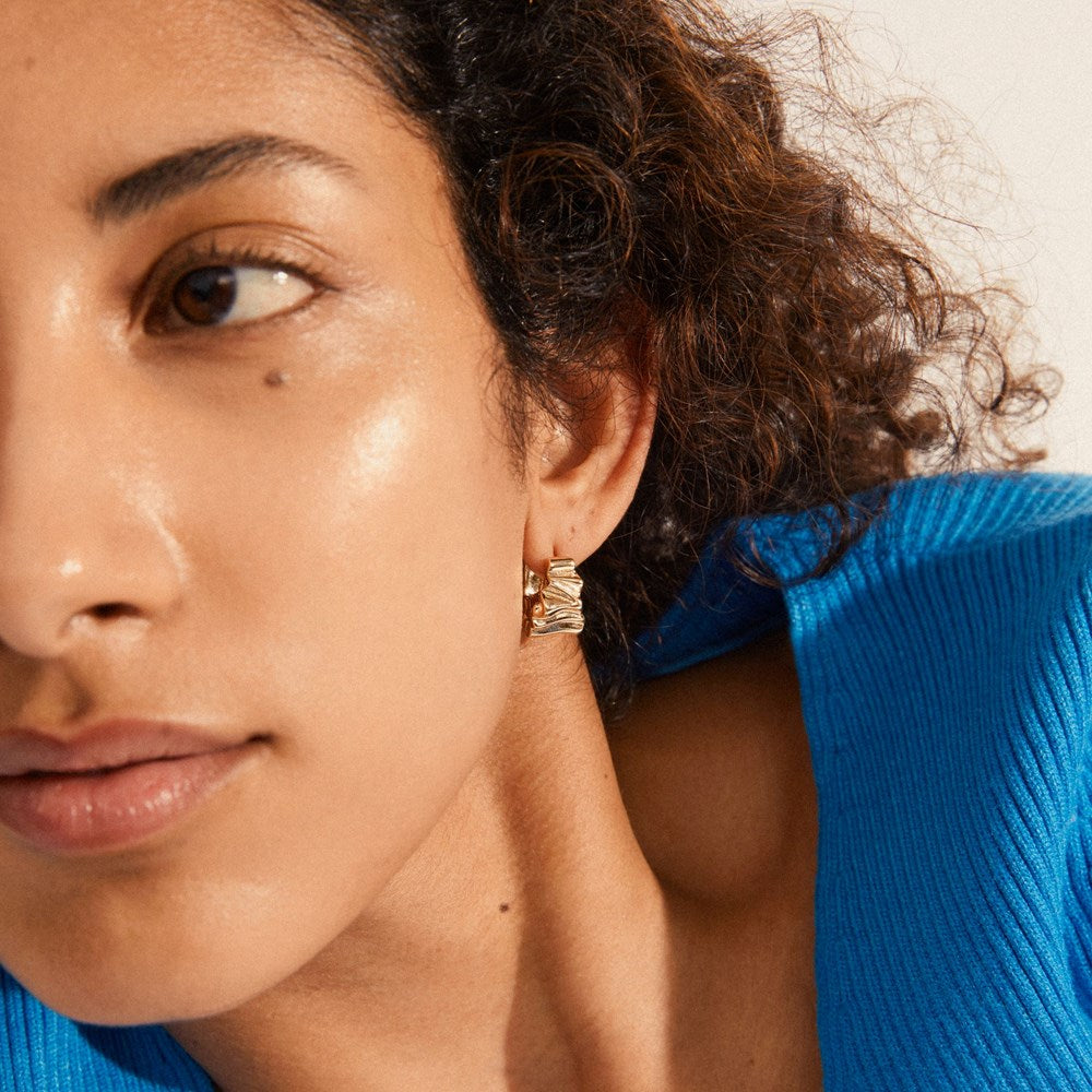 Willpower Huggie Hoop Earrings