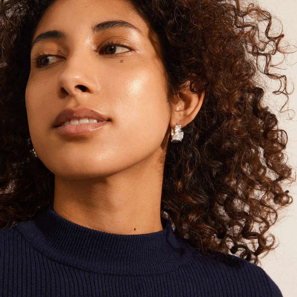 Willpower Huggie Hoop Earrings