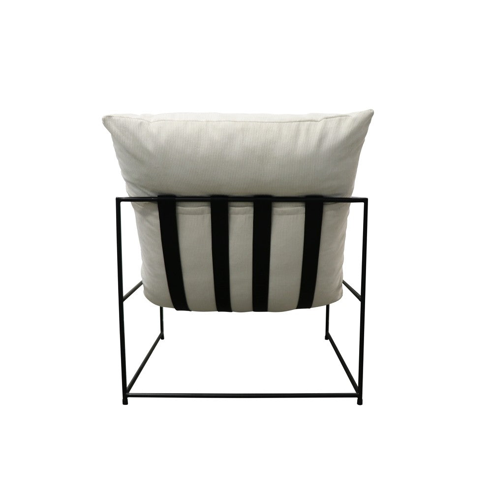 Lauro Club Chair - Cream Cord