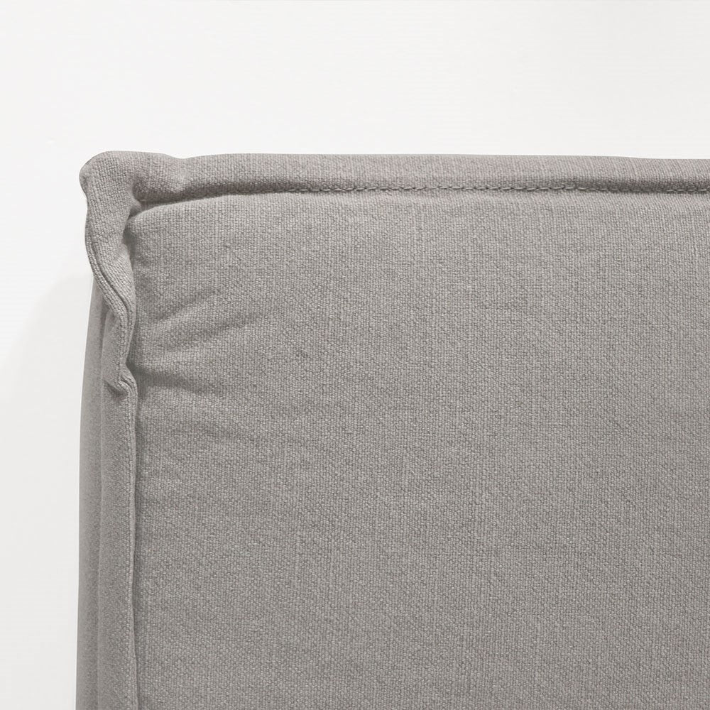 Keely Linen Headboard - Cement