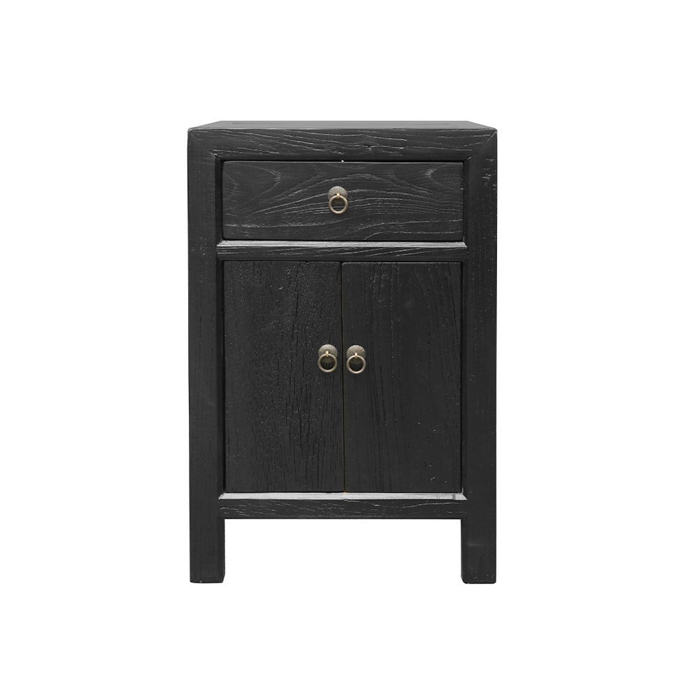 Parq Bedside Table - Black