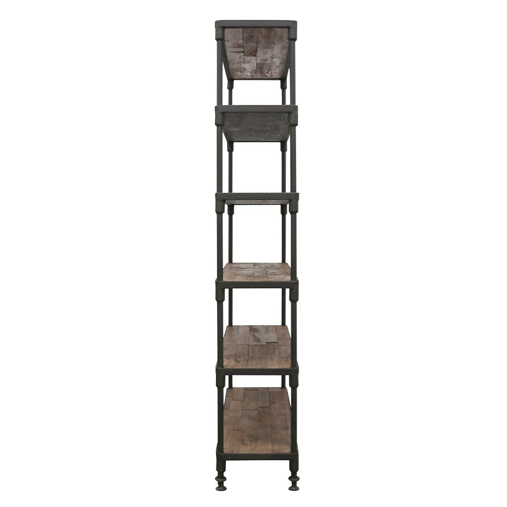 Industrial Metal Bookshelf - Medium