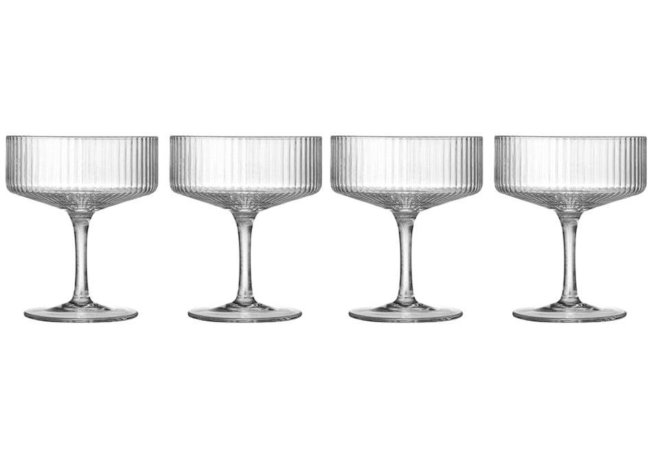 ESME CLEAR 4PK COCKTAIL GLASS