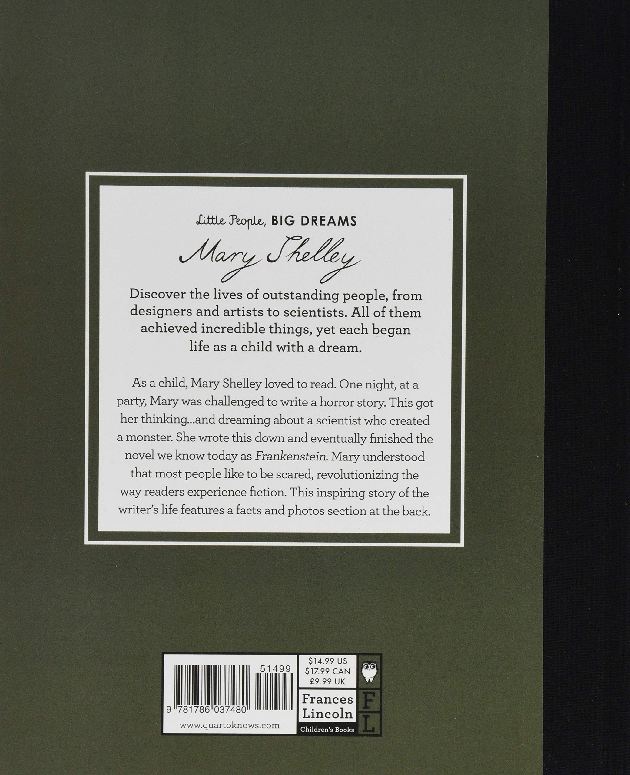 Mary Shelley - Little People Big Dreams