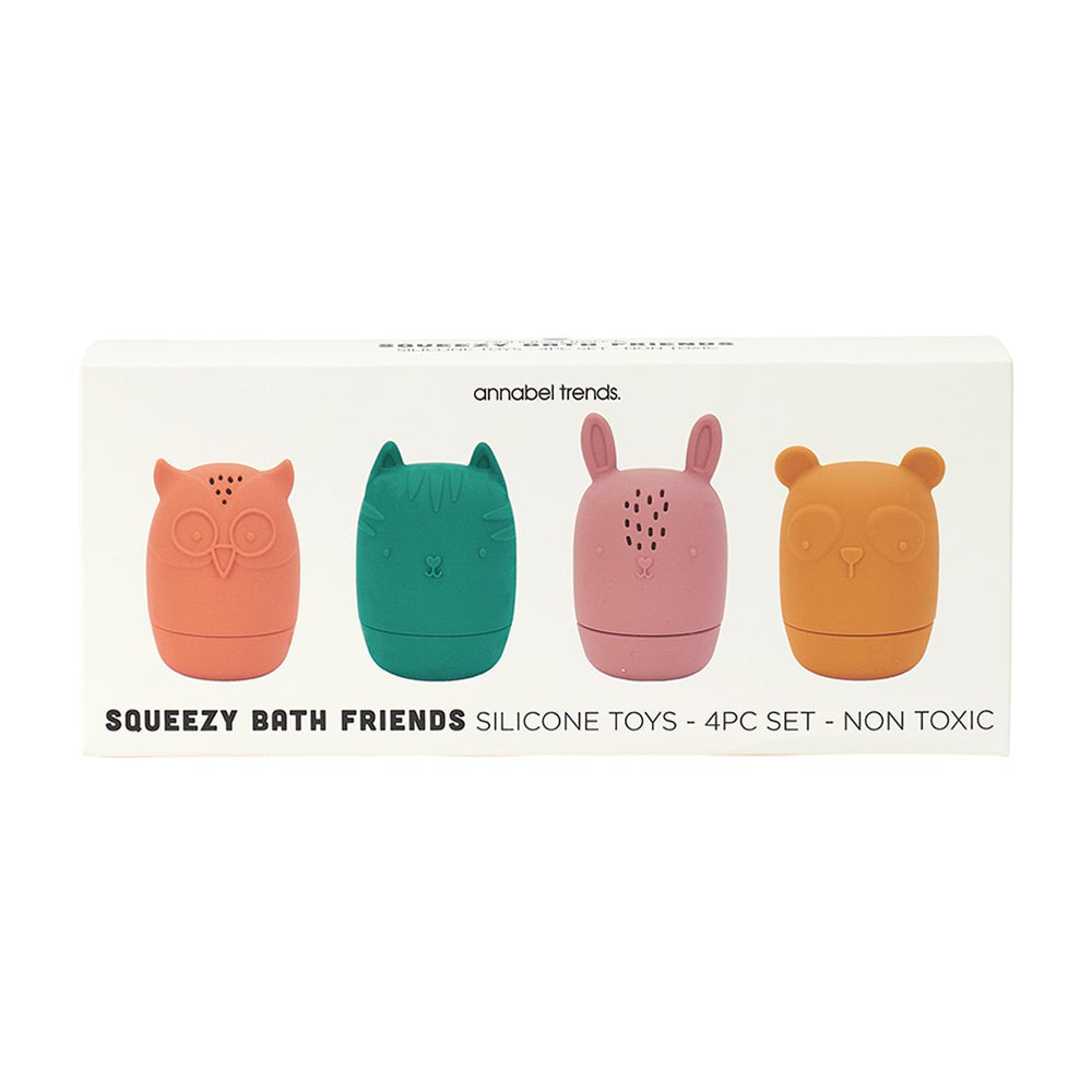 Silicone Bath Toys (4 pieces)