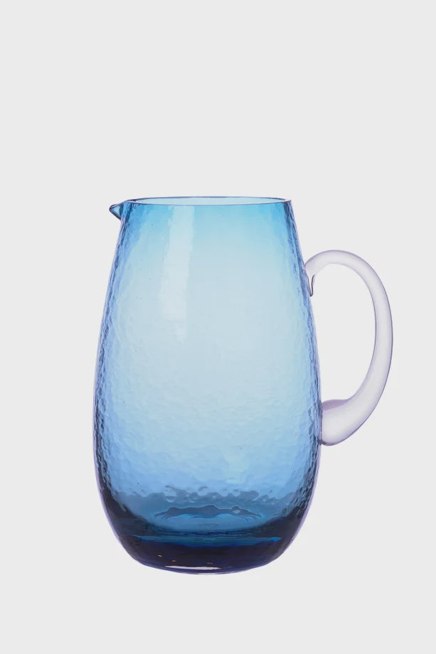 Hammered Blue Jug