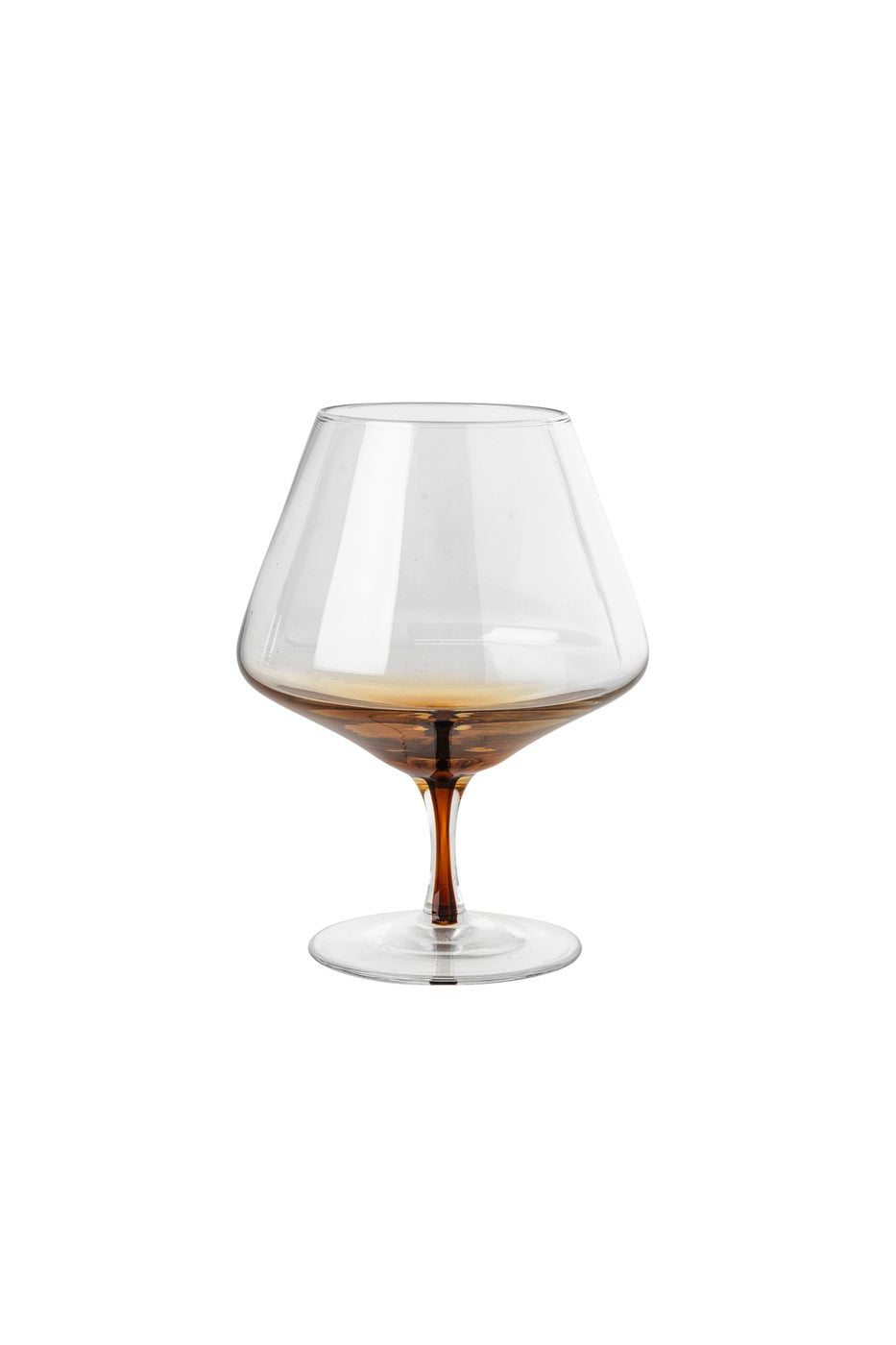 BROSTE Amber Cognac Glass