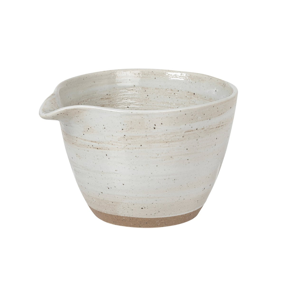 BROSTE GROD BOWL W/SPOUT MED SAND