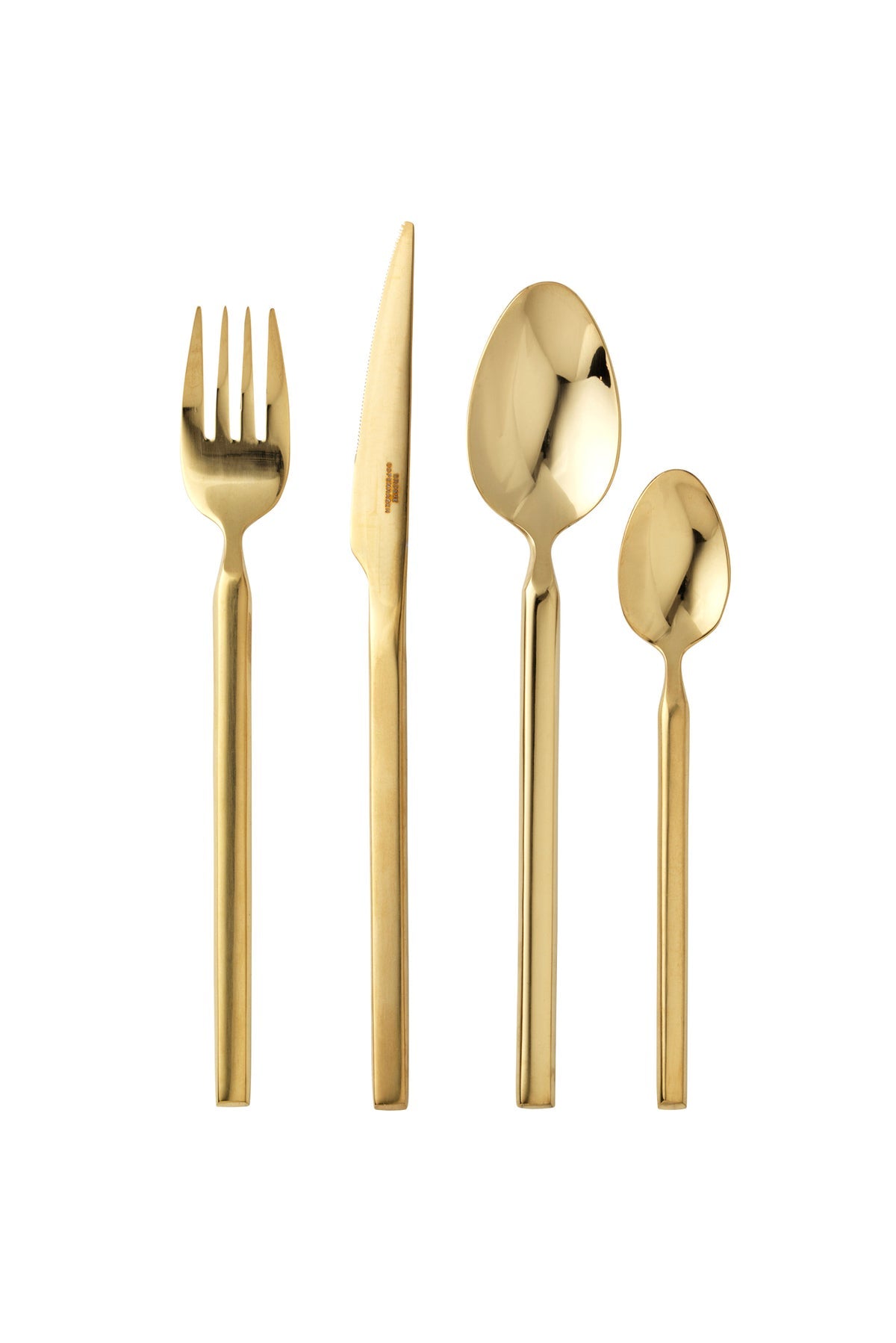 Broste Cutlery Tvis Set 16 Pieces - Gold