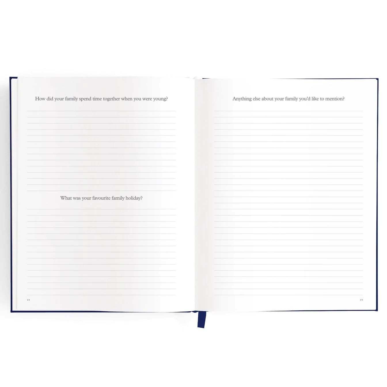 My Story Memoir Journal - Navy