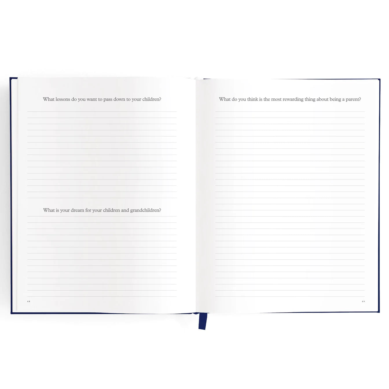 My Story Memoir Journal - Navy