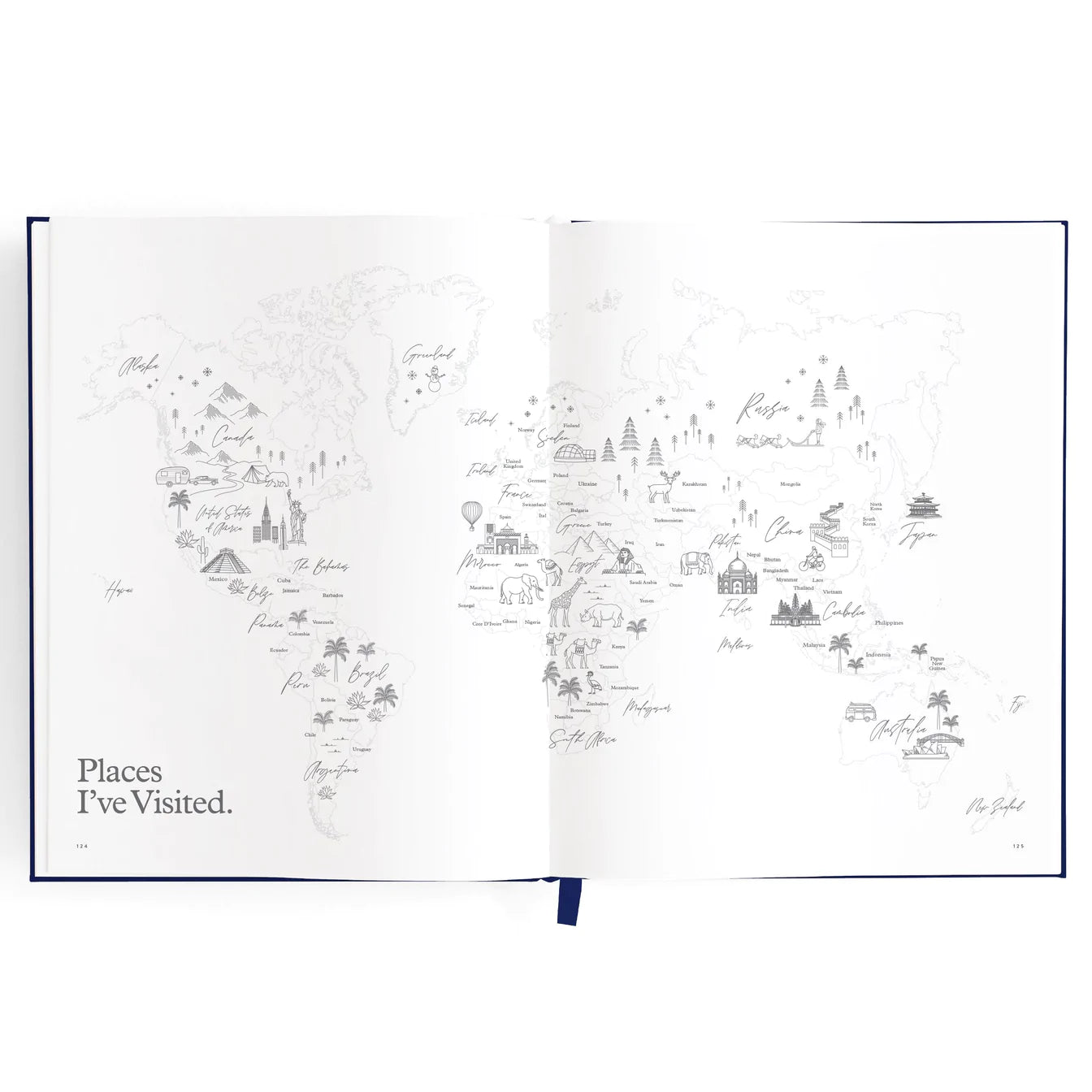 My Story Memoir Journal - Navy