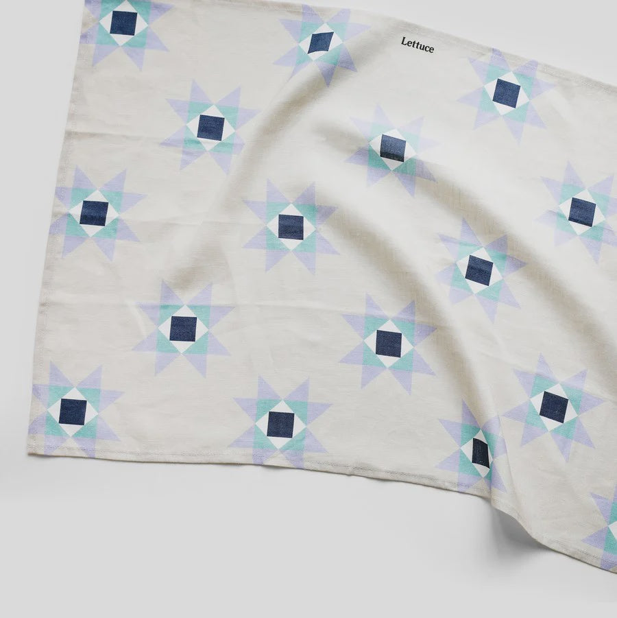 Star Tile Teatowel
