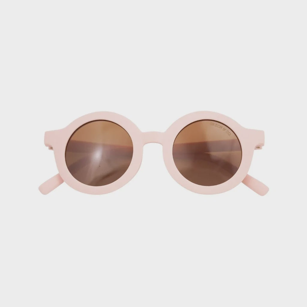 Round Polarized Sunglasses - Blush Bloom