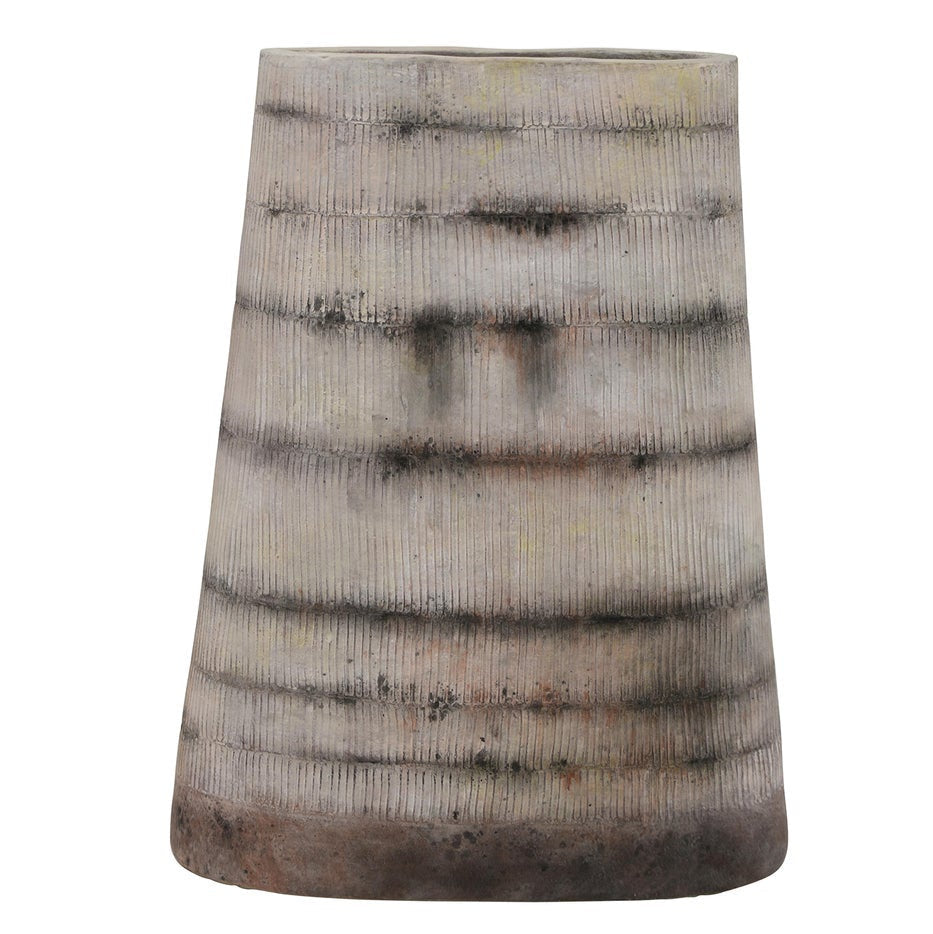 Adora Slab Vase Horizontally Striped (Straight Top)