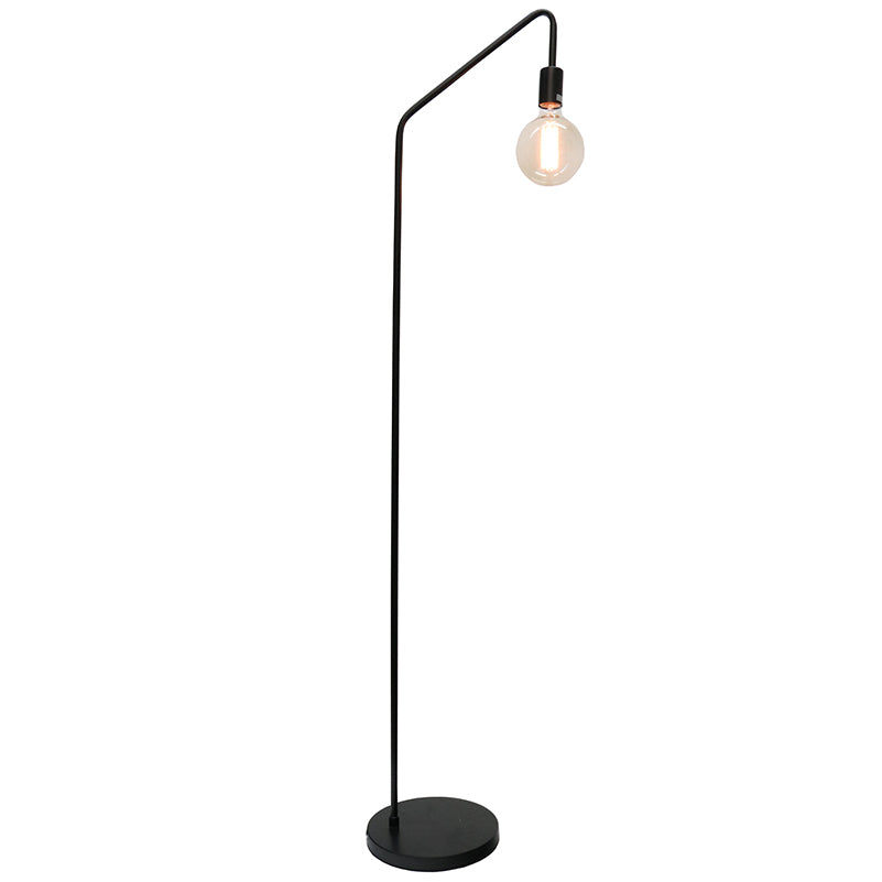 Industrial Geo Floor Lamp - Black