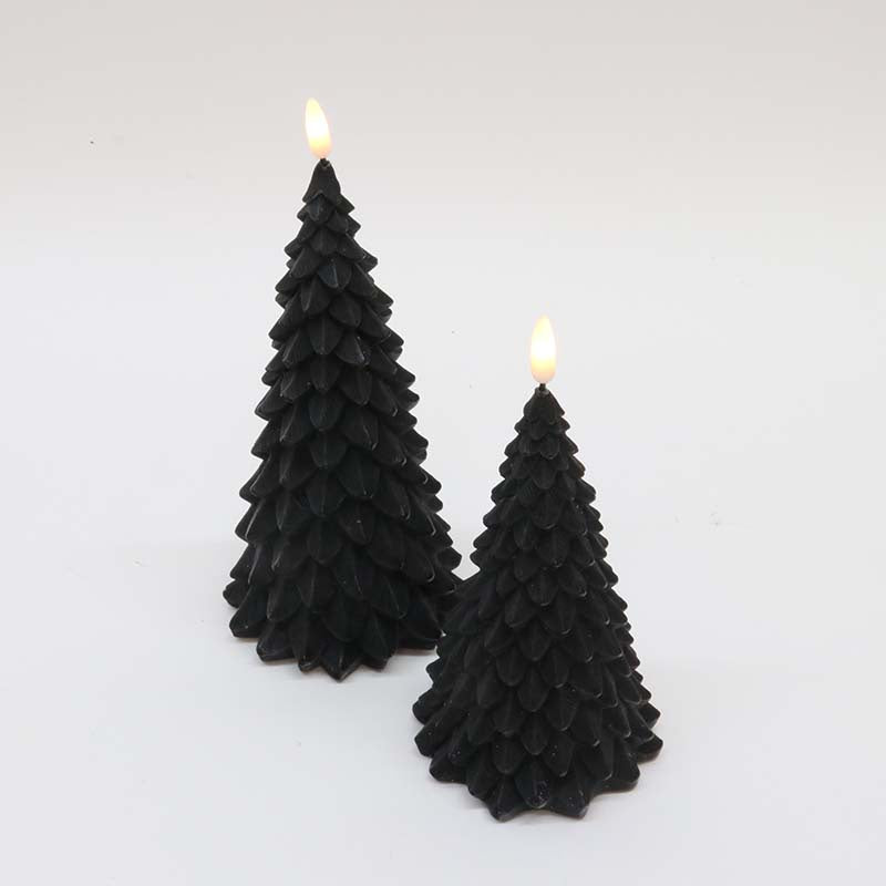 Black Tree Candle - 15cm