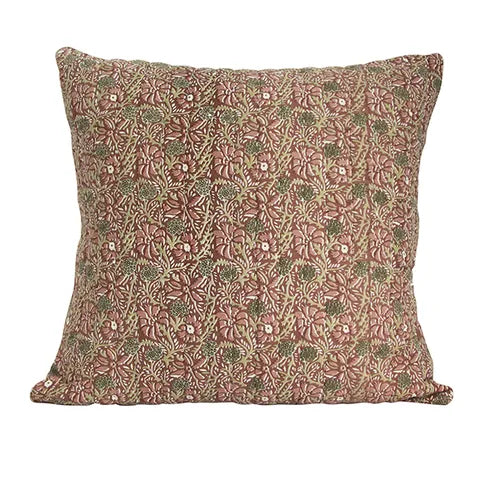 Wandering Floral Euro - Dusky Pink