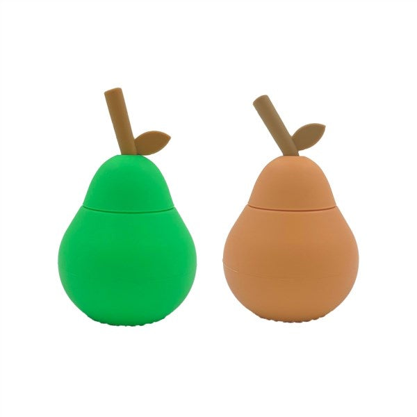 Pear Cup - 2PK - Apricot/Green