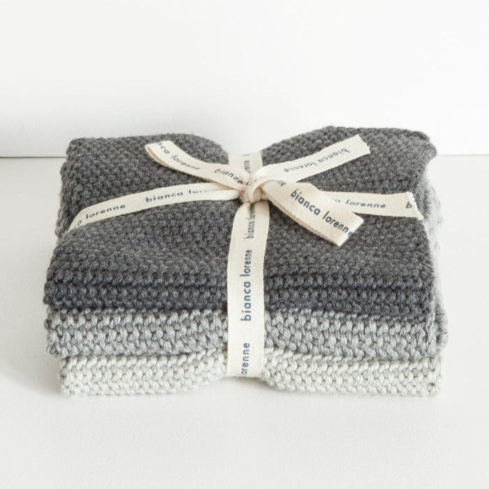 Washcloths - Lavette Grey