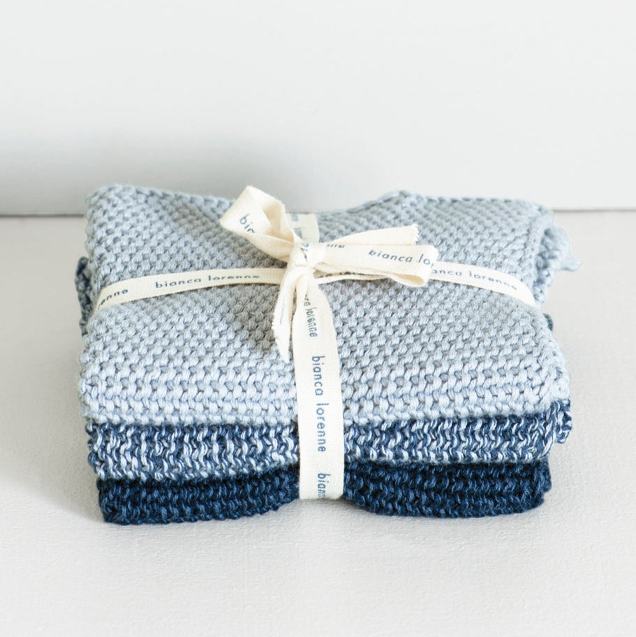Washcloths - Lavette Indigo Blue