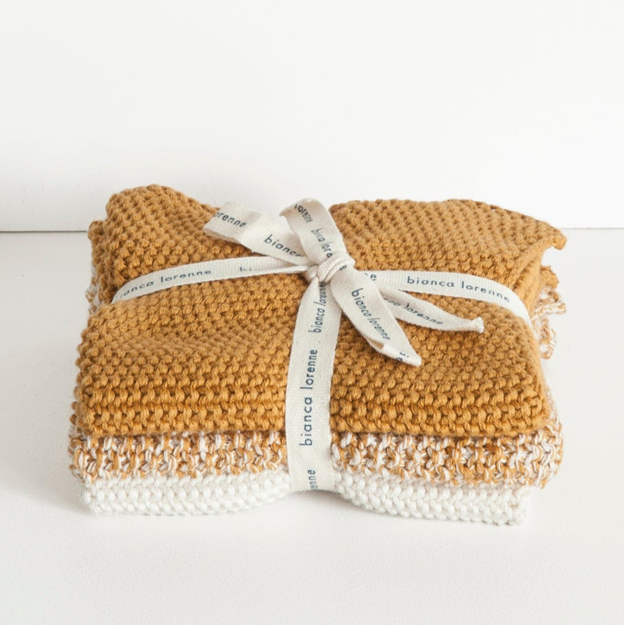Washcloths - Lavette Ochre