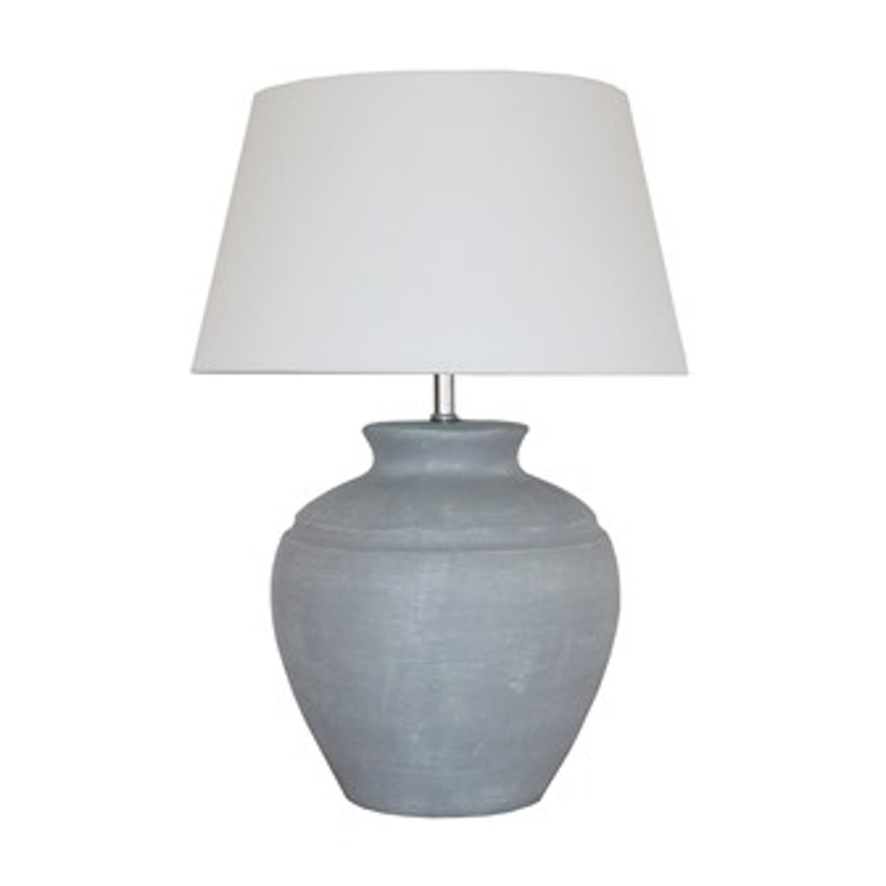 Coastal Stone Lamp w Shade