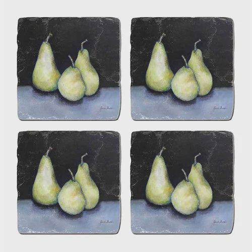 Pear Coaster Set