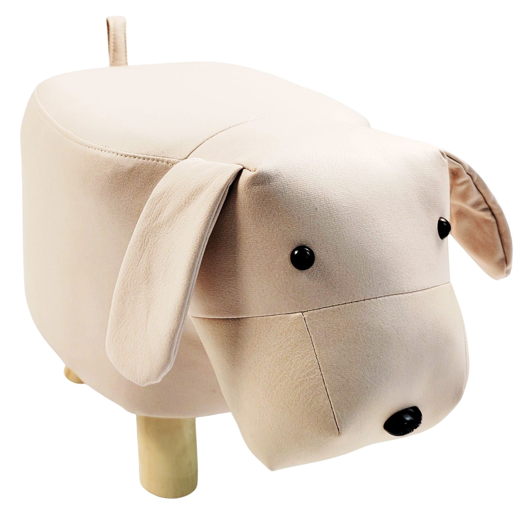 Dog Kids Stool Pink