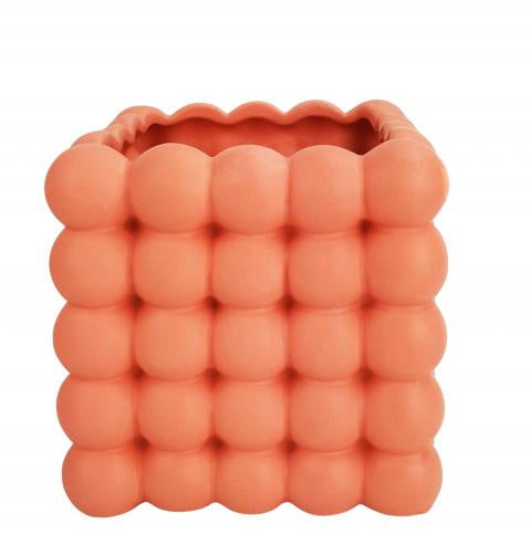 ADDIE BUBBLE PLANTER SAND 13CM