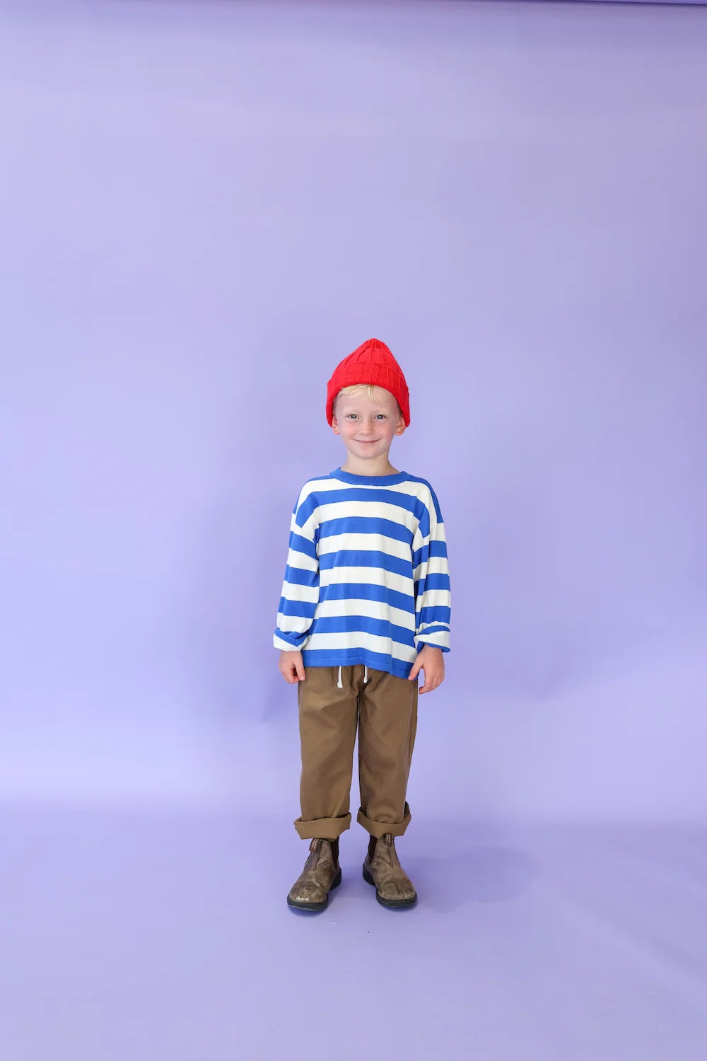 Stripe Long Sleeve Tee - Sea