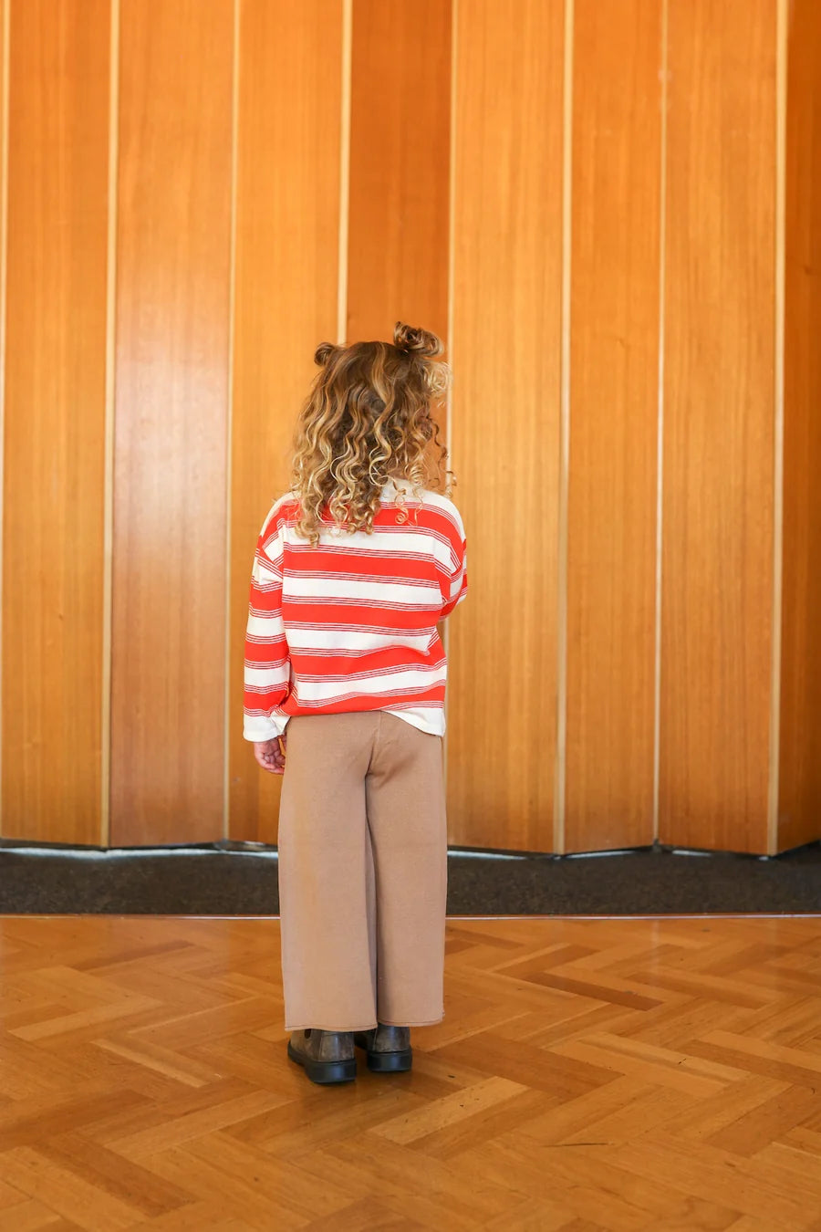 Organic Knitted Flares - Clay