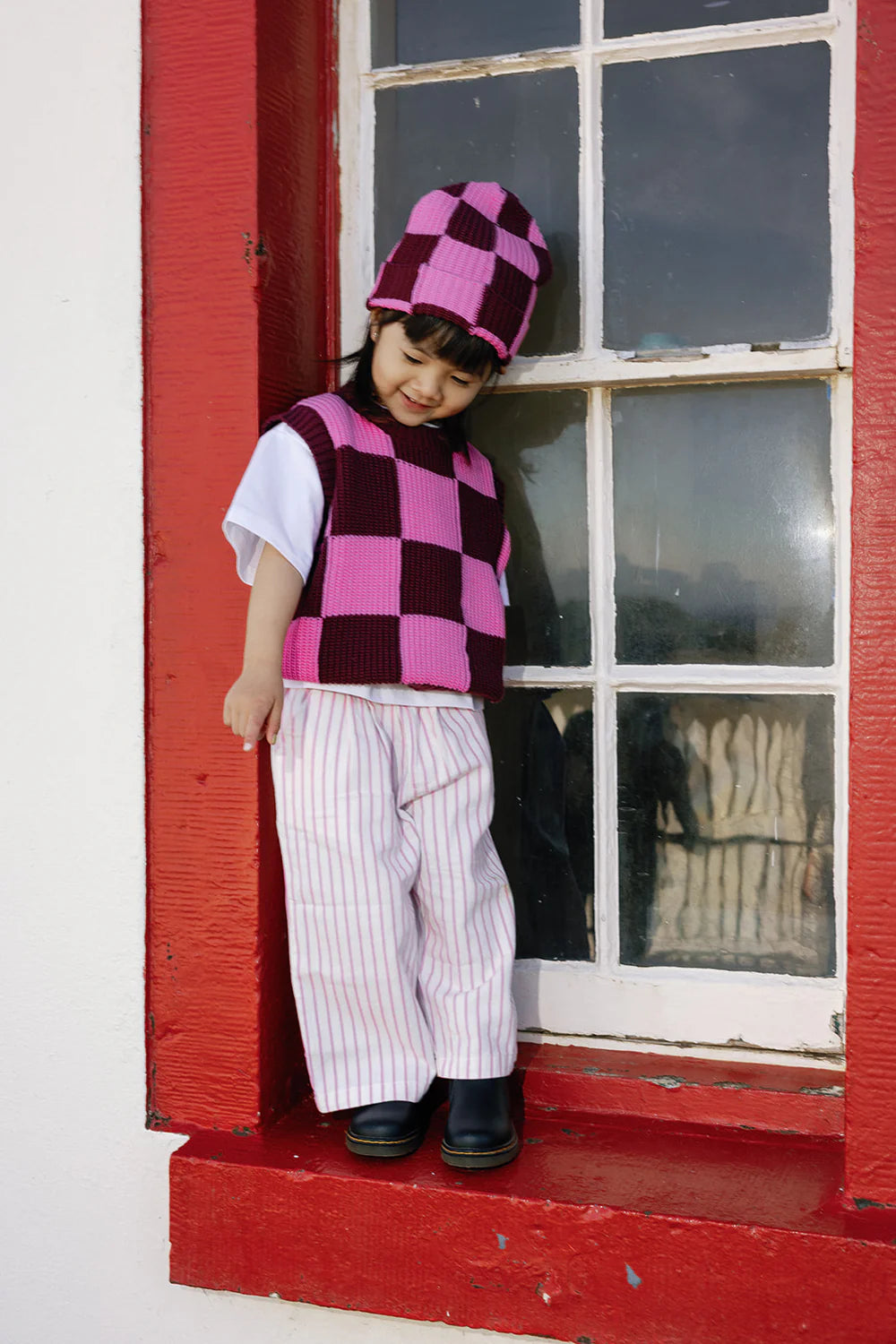 Nonno Vest - Bright Pink