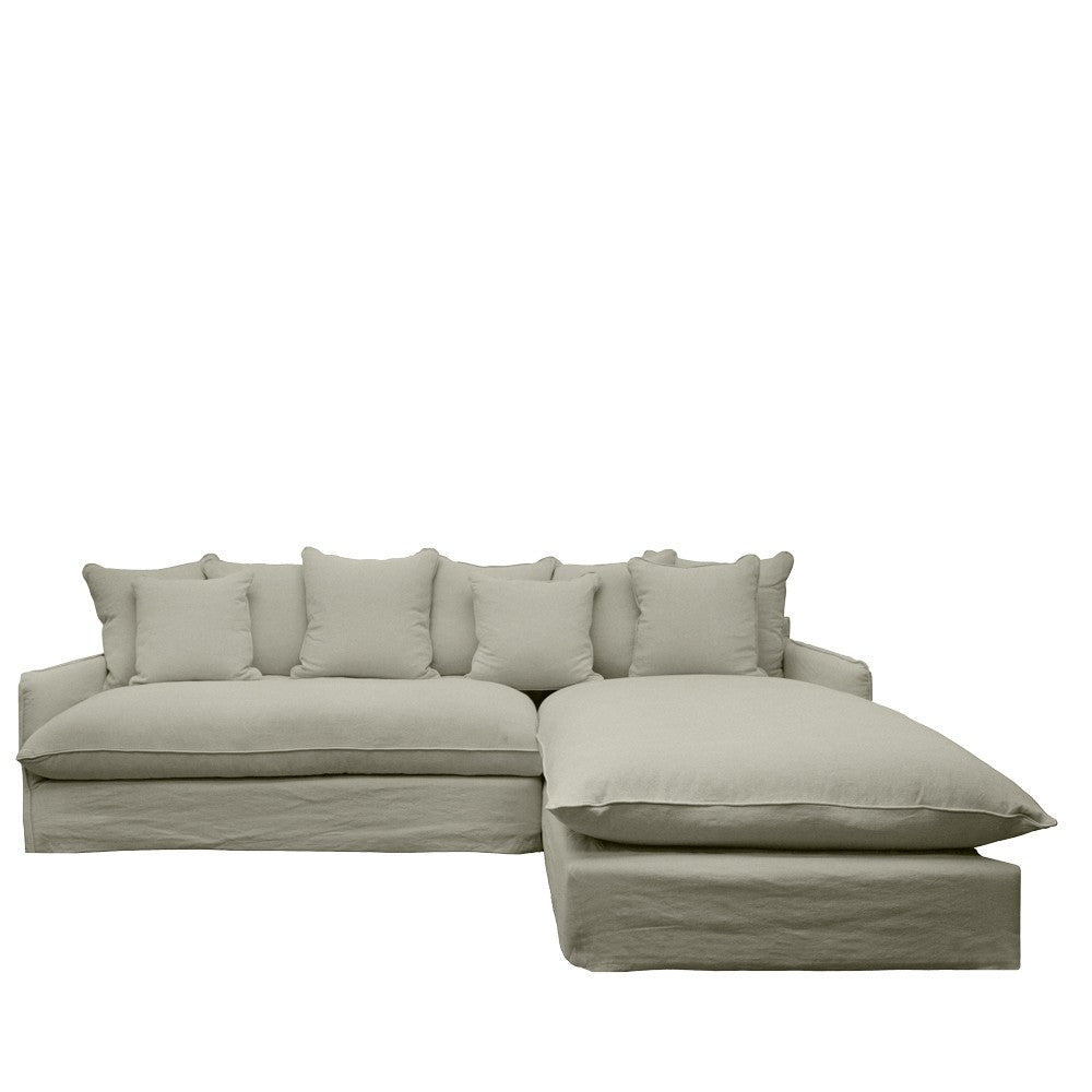 Lotus Slipcover 2.5 Seat Modular - Khaki