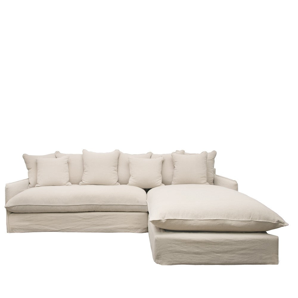 Lotus Slipcover 2.5 Seat Modular - Oatmeal