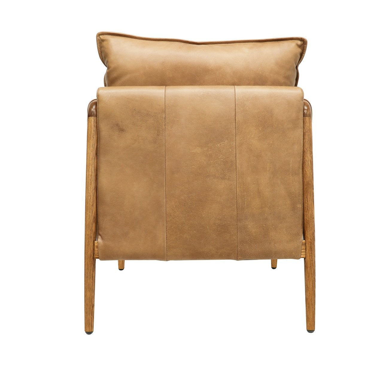 Saddle Armchair - Tan Leather