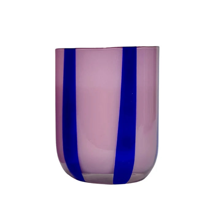 Atina Striped Tumbler - Lilac/Navy