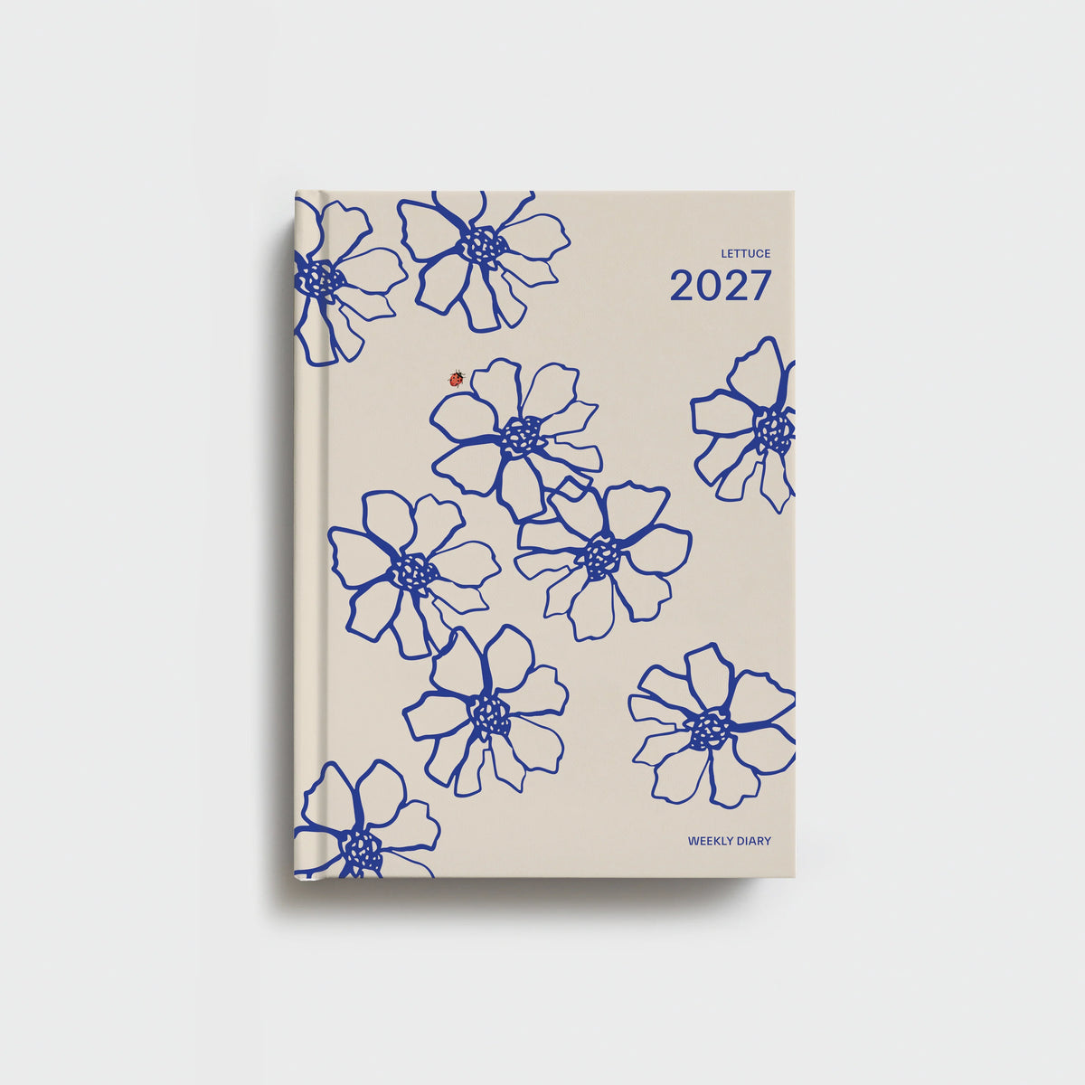 Lettuce 2027 Weekly Diary | Blue Flowers
