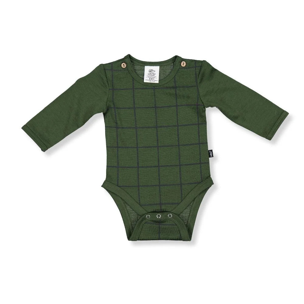 Riley Bodysuit - Forest Check