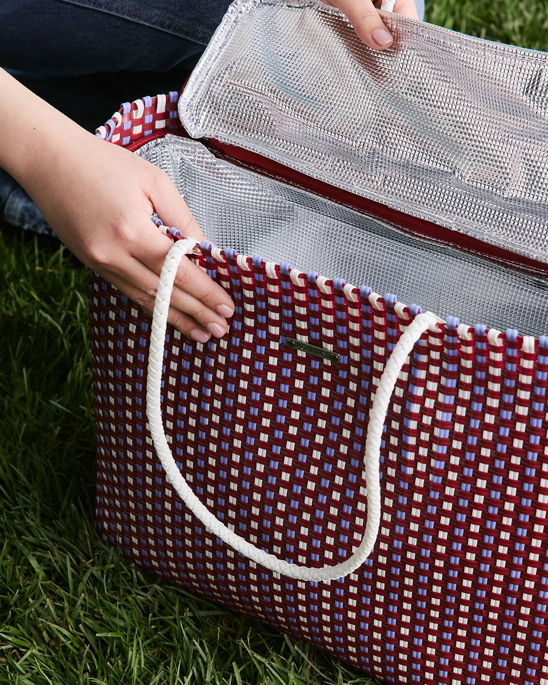 Insulated Tote Bag - Berry