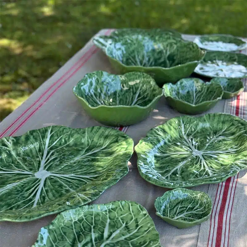 Melamine Cabbage Oval Platter  40cm