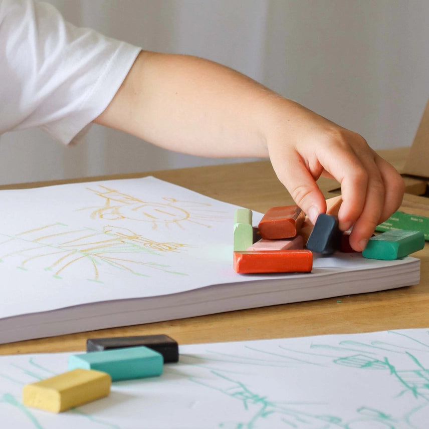Beeswax Crayons Blocks 12pk