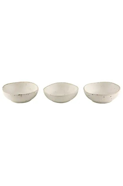 Terra Ecru Dip 3pk Bowl