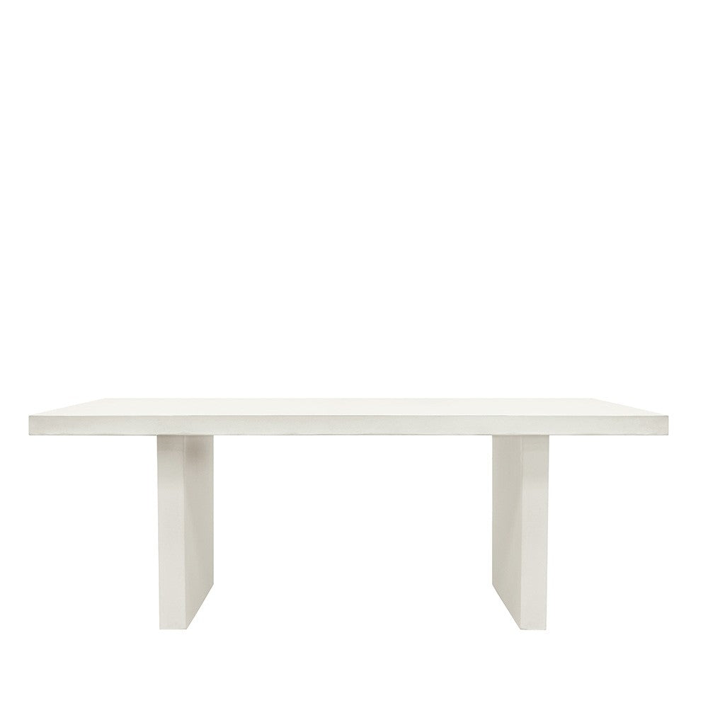 Palma Outdoor Concrete Table - White