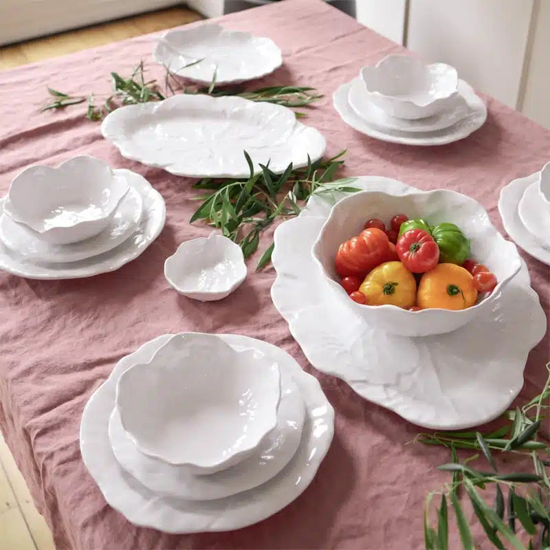 Melamine Cabbage Bowl Large  32cm - White